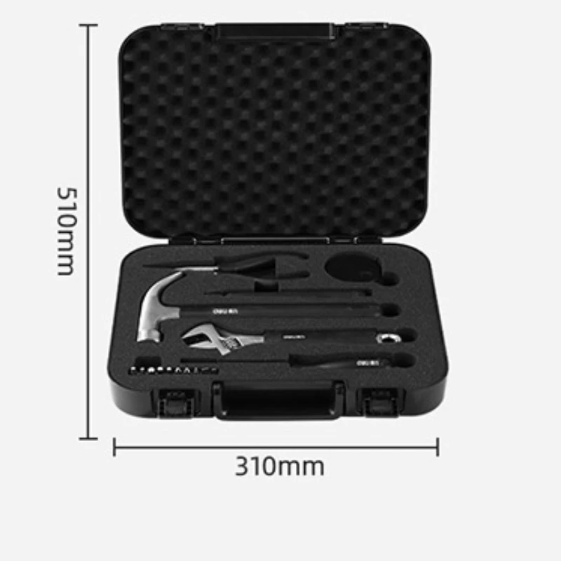 16 Pcs High Quality Hand Tool Set with Box Handle Multifunctional Electrician/woodworking Portable Repair Combination Tools Kit