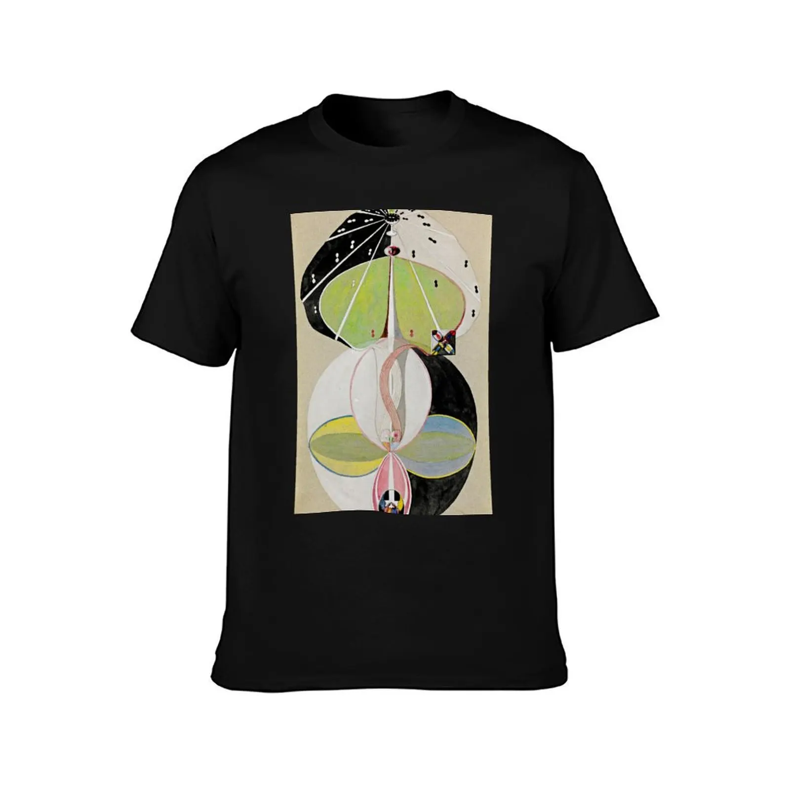 Hilma af Klint The Tree Of Knowledge No. 5 Series W T-Shirt Basic Solid Tee for Daily Use T-Shirt