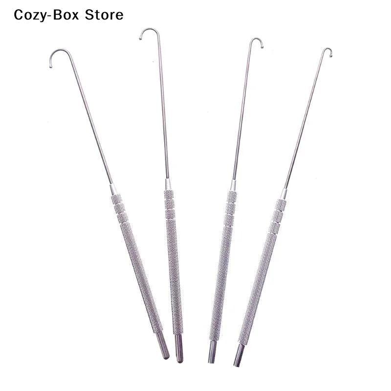 [ZY]Pet Spay Snook Hook Animal Ovaries Removal Hook Vet Ovariectomy Dogs Cats Surgical Instruments Ball Type 6mm 8mm 10mm 12mm