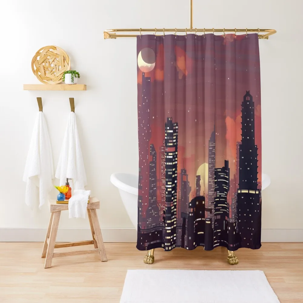 

Berry Dusk Shower Curtain Shower Bath Accessories For Shower And Services Cute Waterproof Bath And Anti-Mold Curtain