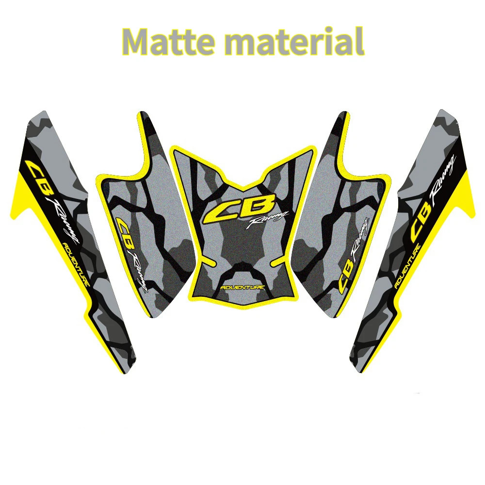 Nadaje się do HONDA CB400X CB500X Materiał matowy PVC Wodoodporna naklejka antypoślizgowa do zbiornika paliwa Modyfikacja motocykla Accessori