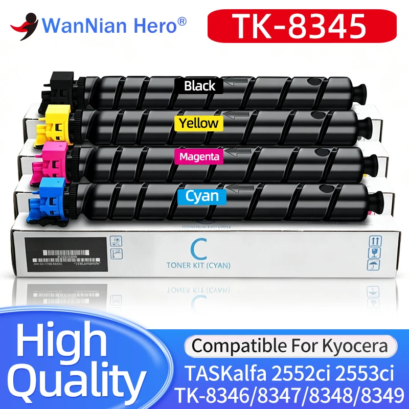 TK8345 TK8347 TK8349 TK846 TK8348 Toner Cartridge Compatible For kyocera TASKalfa 2552ci 2553ci Printer Toner Copier TK-8345