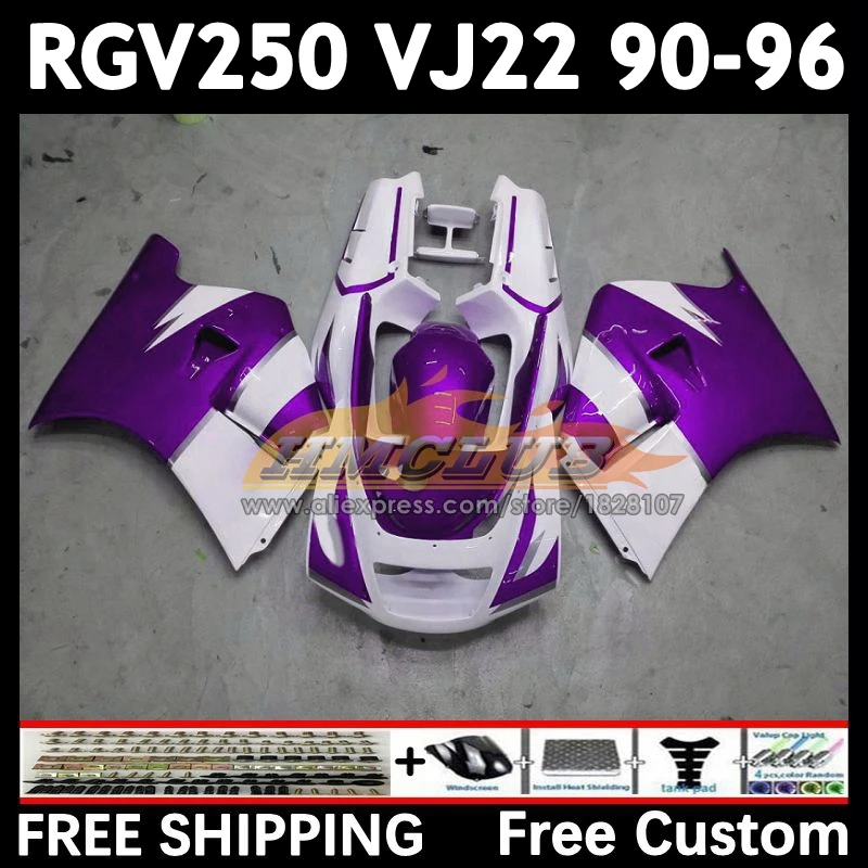 RGV250 For SUZUKI VJ22 1990 1991 1992 1993 1994 1995 1996 19No.143 purple blk RGV-250 VJ 22 RGV 250 90 91 92 93 94 95 96 Fairing