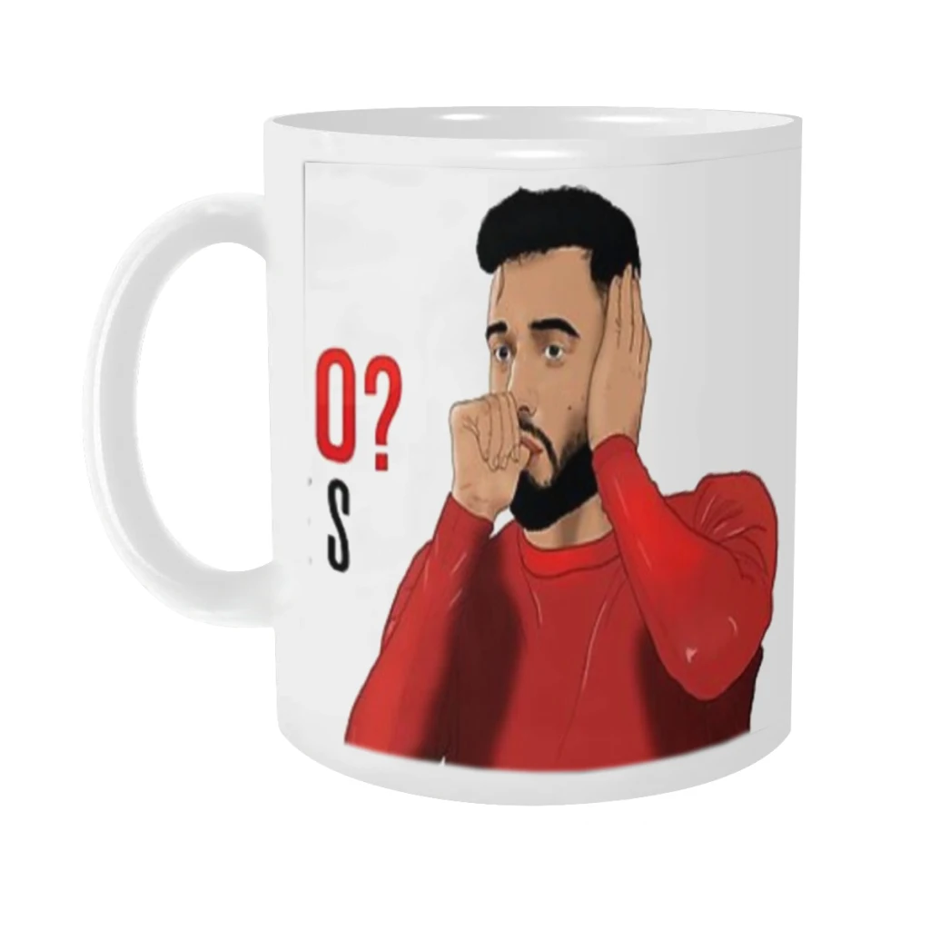 

Football Mug - Manchester United with Brew pun - Man U, Premier League club Tea Coffee Mugs Bachelorette Party Team Groomsman