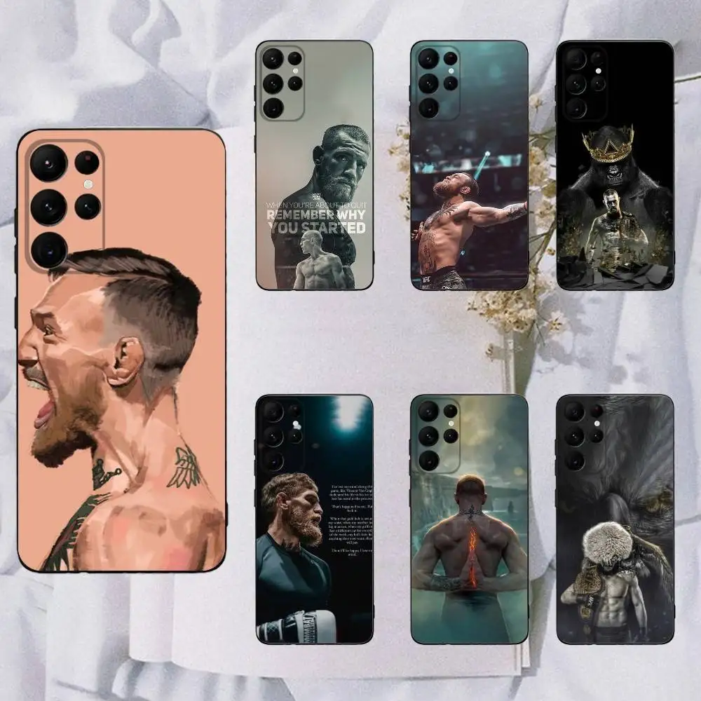 

Conor M-McGregor Phone Case For Samsung Galaxy A13,A21s,A22,A31,A32,A52,A53,A71,A80,Soft Black Shell