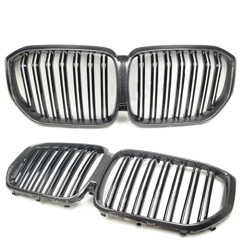 Complete OEM Facelift Conversion & Custom BuildG05 X5 X5M Carbon Fiber Front Grille Double Vertical Bar Single Line 3 Color For