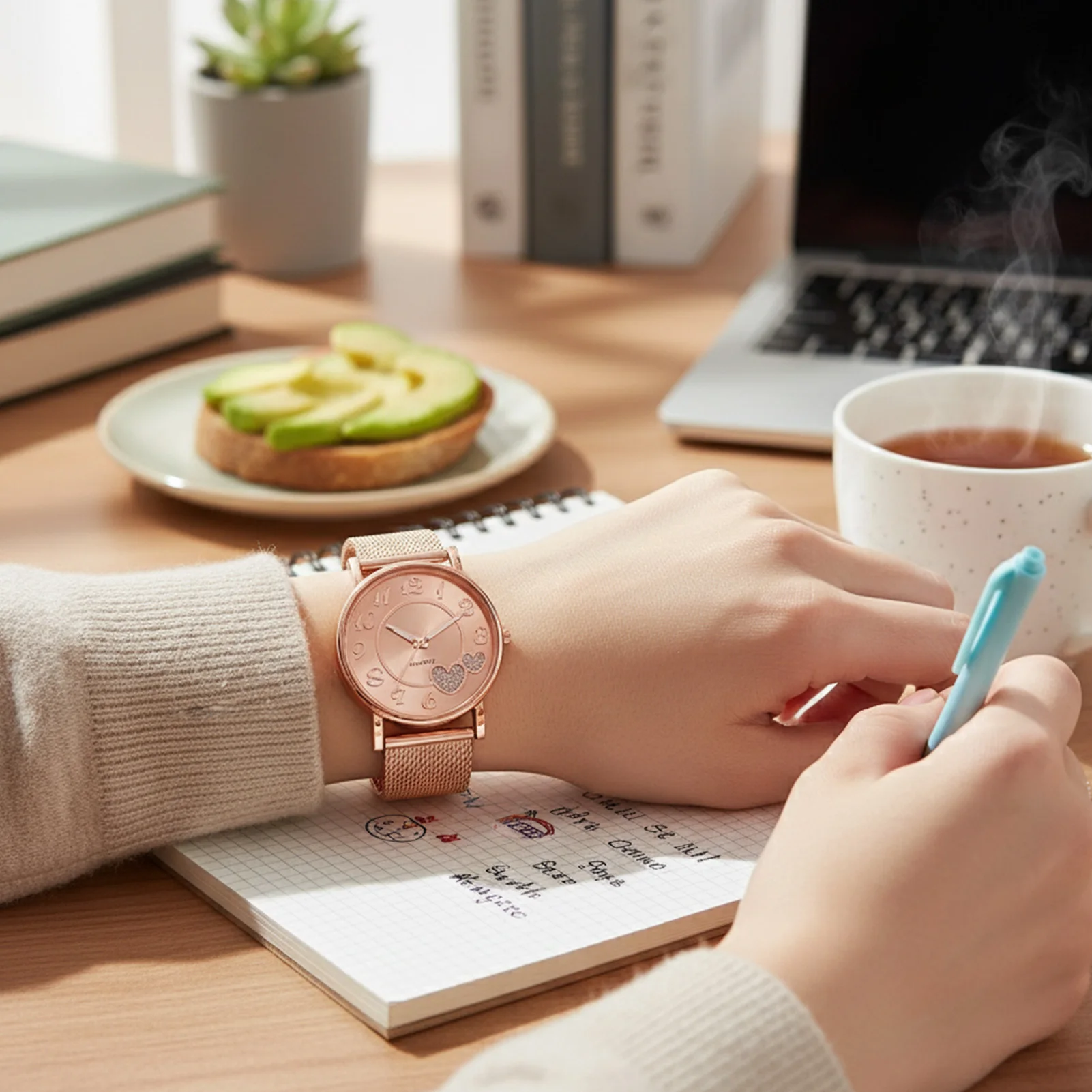 Women's Watch Digital Display Casual Timepiece Waterproof Lightweight Design For Students And Young Ladies