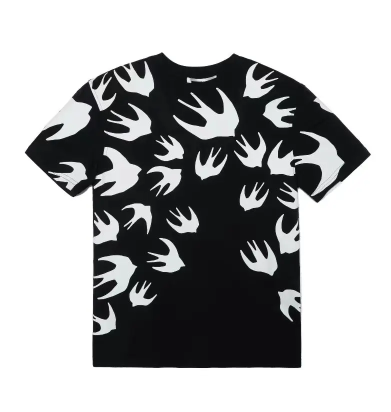 

New 3D Printed Men's T-shirt Men's and Women's Trendy Bird Pattern Summer Top Short-sleeved Casual plus size T-shirt