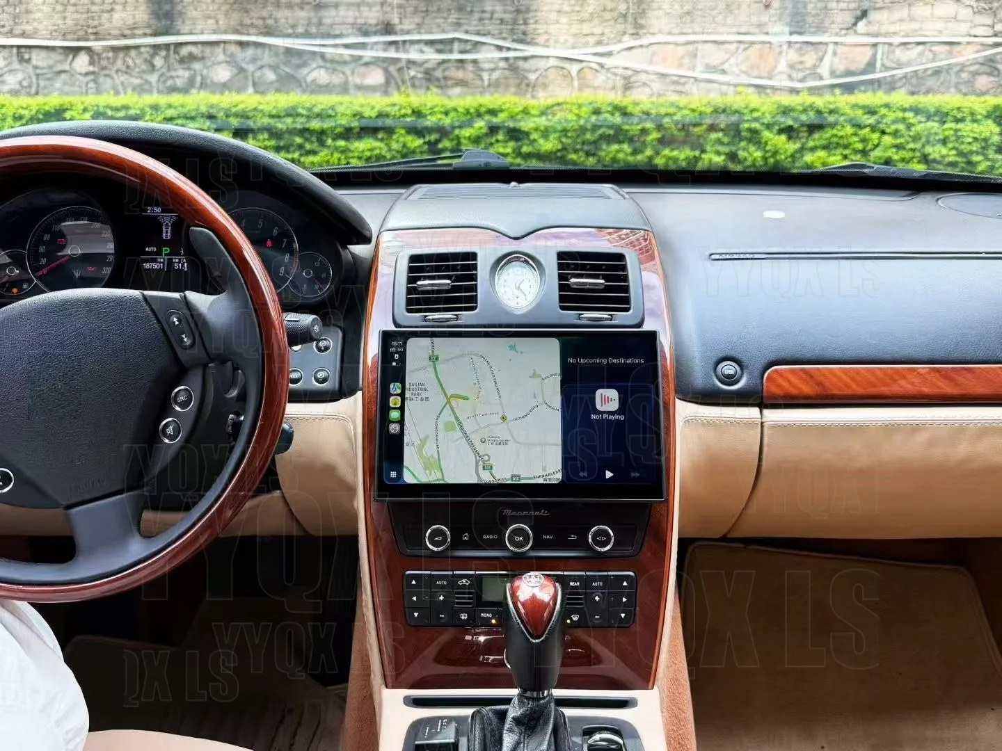 For Maserati Quattroporte 2007-2012 Android auto Car Radio Multimedia Player Stereo GPS Navigation Carplay DSP Head Unit