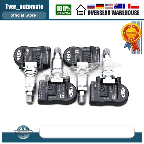 Комплект Из 4 Датчиков Системы Контроля Давления В Шинах Для Chrysler 200, Sebring, Dodge Avenger, Caliber, Journey, 433 МГц