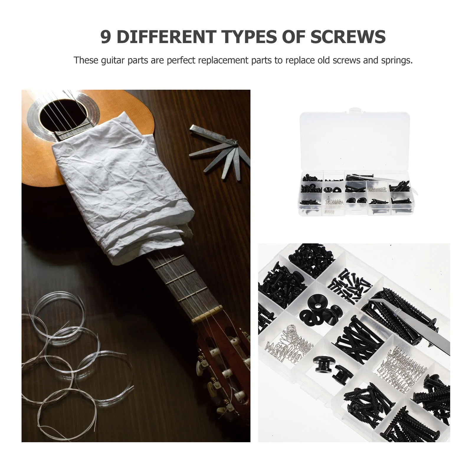 

Accessories Guitar Repair Screw Set Screws Kit Screwdriver Hardware Replacement