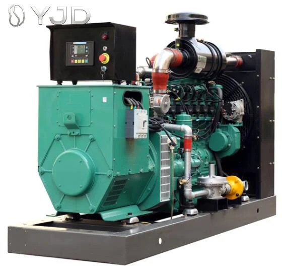 Electric Natural Gas Generator 500KVA 400KW Auto Start Open Frame Powered by Weichai Power 6M33D450E310NG Engine