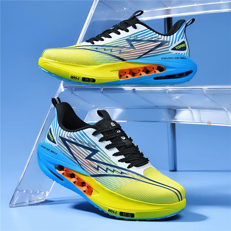 Ultrathin Breathable Running Shoes Popcorn sole Light Soft Men Sports Shoes Comfy Fabric Fashion Women Outdoor Flat bottom Shoes