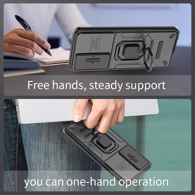 Armor Shockproof Case For OPPO A80 5G A3 Pro K12x A60 4G A3x Protective Cover Ring Magnetic Stand Holder Coque Fundas Capa