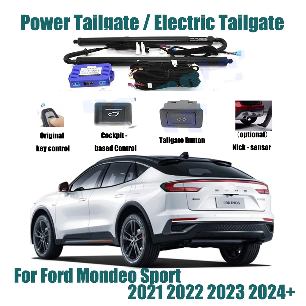 

Для Ford Mondeo Sport 2021 2022 2023 2024 + автомобильный автоматический подъемный комплект, открывающий багажник, интеллектуальный электрический подъемник, задняя дверь