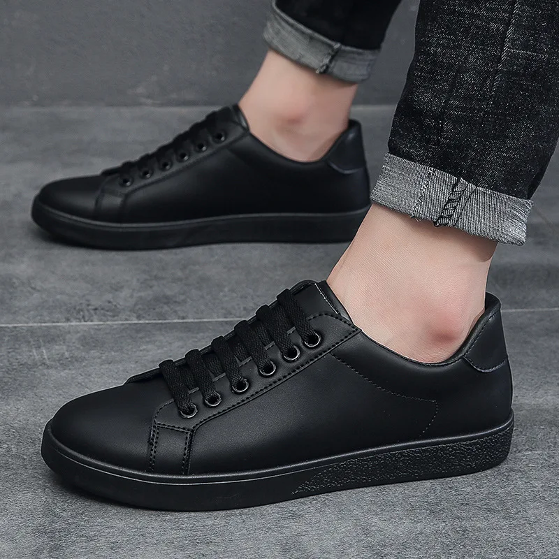 Spring 2026 New Fashion Board Young Students Men's Casual Trendy Single Sneakers White Shoes