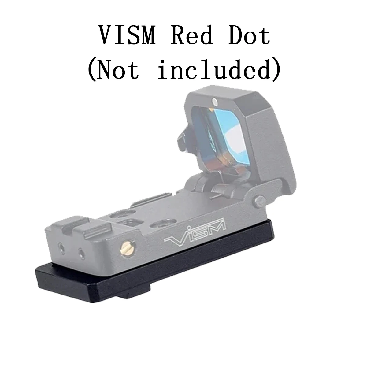 Universal G17 Mount Rear Sight Plate Mount Base Adapter For Glock 17 19 G17 G19 Fit RM VISM VISM-PRO M1 M2 Red Dot Sight view 5