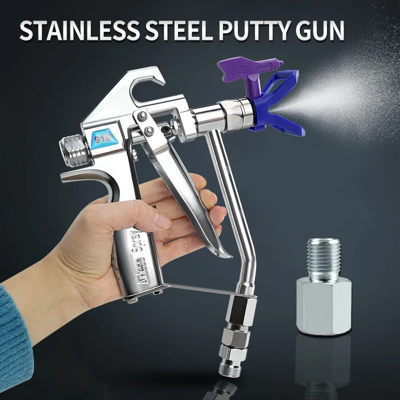 

Airless Paint Spray Gun with Tip Guard,655 TIP and 3/8" Fitting , for Airless Paint Sprayer