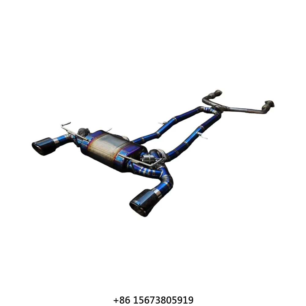 

OEM Sport Exhaust Catback System Y Pipes for 370Z 3.7L Titanium Valved Exhaust Pipe MufflerCustomed