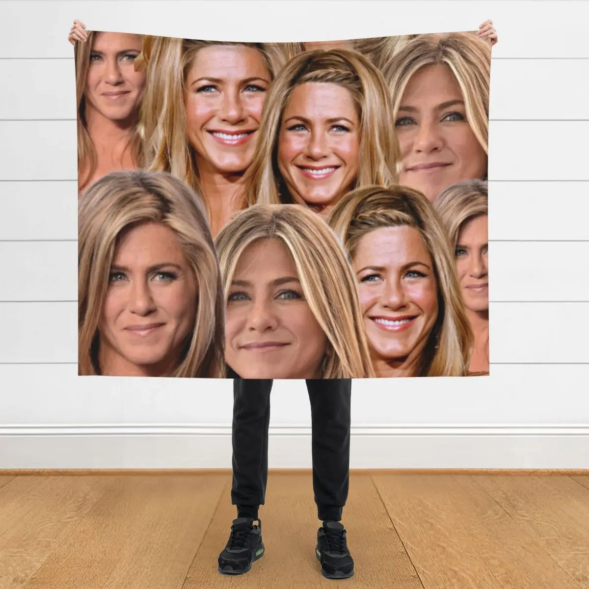 

Jennifer Aniston Collage Throw Blanket Luxury Throw Personalized Gift Decoratives Blankets