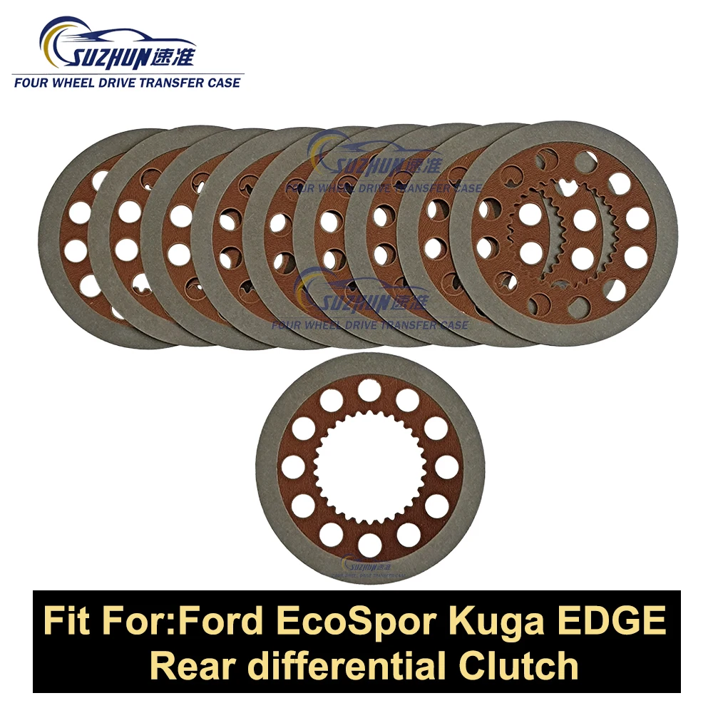 Fricção da embreagem diferencial traseira e placas de aço para Ford EcoSpor EDGE Lincs Kit de reparo traseiro Alxe