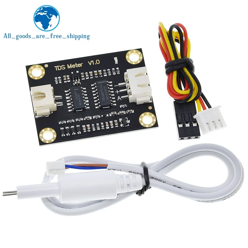 TDS Sensor Meter V1.0 Board Module Water Meter Filter Measuring Water Quality For Arduino UNO R3