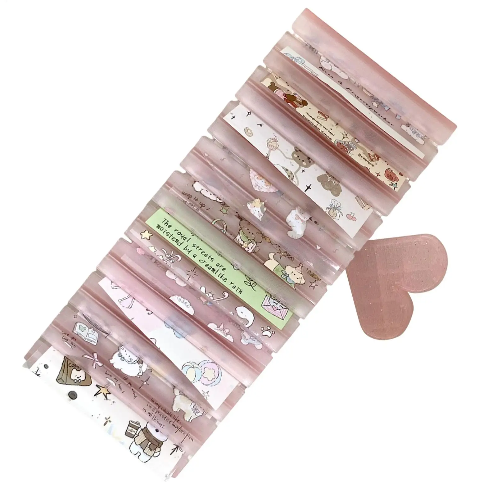 Nail Transfer Paper Storage Box Fingernail Decal Storage Container Transfer Foil Storage Organizer For Foil Rolls And Stickers