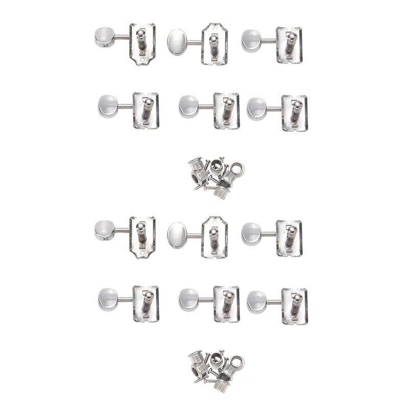 

12R Vintage Style Electric Guitar String Tuning Pegs Tuners Machine Heads For Stratocaster Strat For Telecaster-AA74
