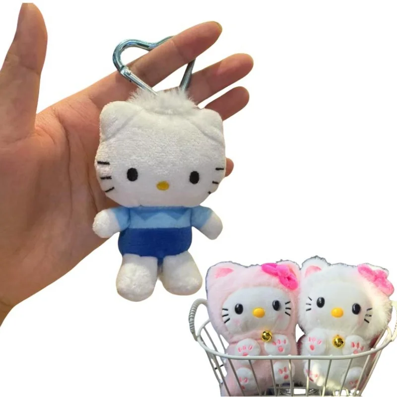 

Sanrio Daniel Love Buckle Hellokittys Bag Pendant Cute Cartoon Girl Plush Doll Toy Keychain Toy Kawaii Gift