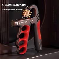 5-100KG Hand Grip Strengthener Gym Wrist Expander Hand Strength Adjustable Muscle Recovery Fitness Hand Strength Exercise