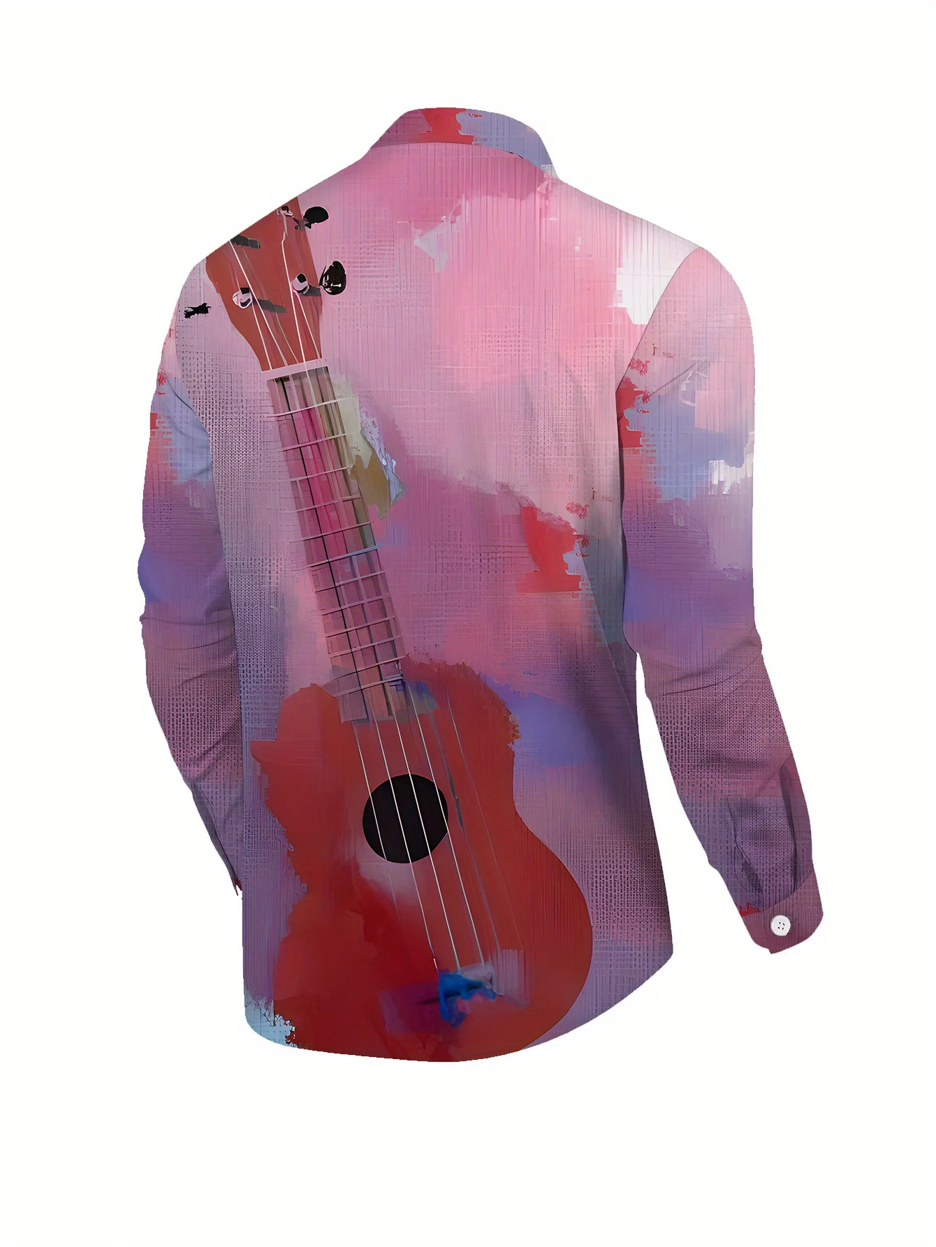 Spring and autumn men's casual long-sleeved shirts are brightly colored