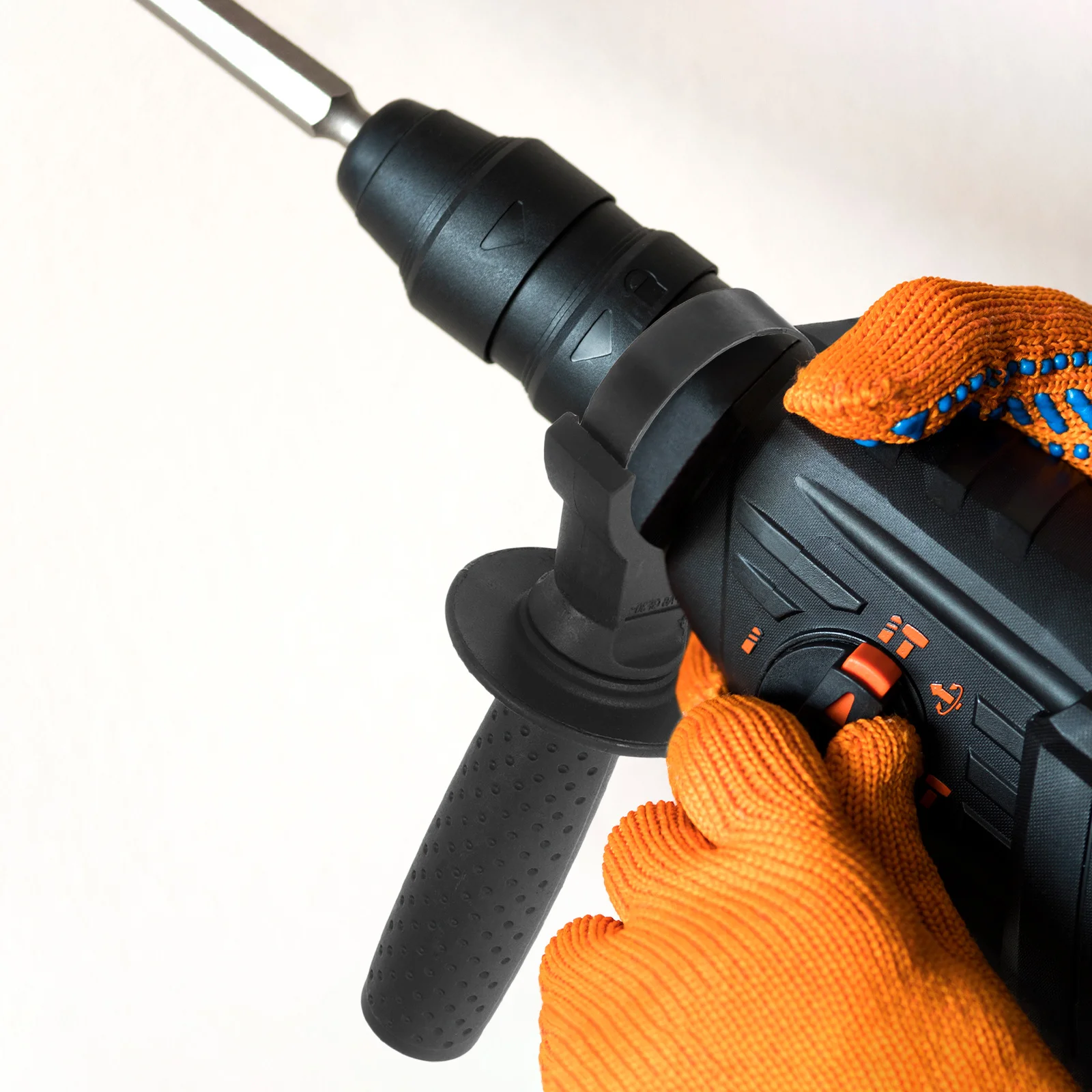 

Electric Hammer 46-52Mm Adjustable Side Front Auxiliary Grip For Impact Drill Replacement Handle Non-Slip Sturdy