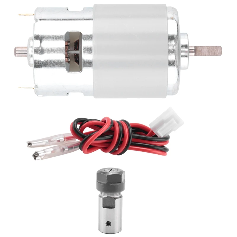 

775 Spindle Motor With ER11 Collet & Connection Line, 24V 20000 R/Min,Fit For CNC 3018 Series Carving Machine