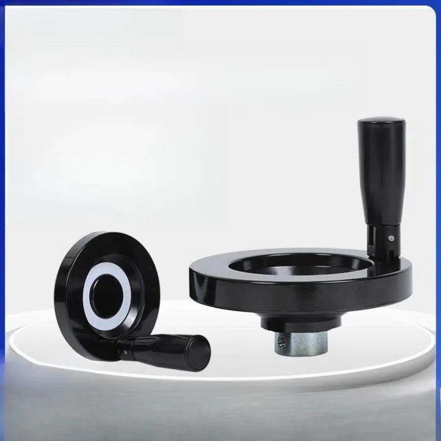 1PC OD 63~200mm Bakelite Hand Wheel Keyway top thread Foldable Handwheel for Milling Lathe Bore 8/10/12/14/16/18/20/22mm