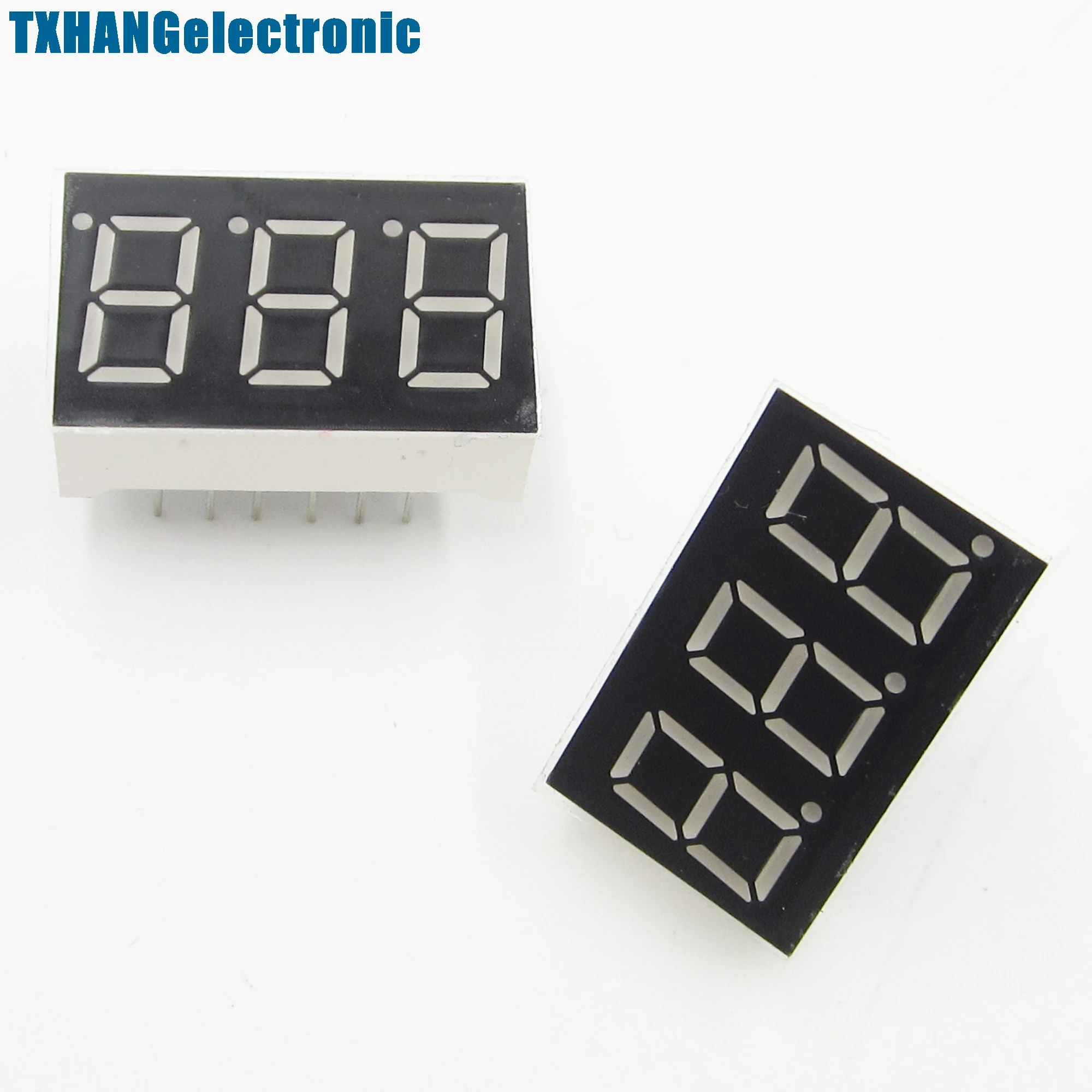 2PCS 0.56 Inch 3 Digit 7 Segment Common Cathode Red Led Display diy electronics