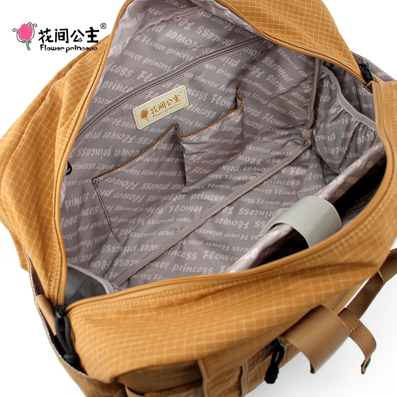 Flower Princess Courage Women's Bag 2025 Original Light Outdoor Travel Handbag Large Multi functional Crossbody Bag Backpacks