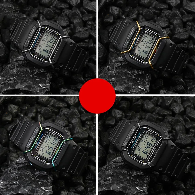 316金属アンチスクラッチワイヤーガードバンパーカシオg-shock GX56 GA100 GG1000 DW5600 DW5610 GA400 700腕時計ケースベゼルプロテクター