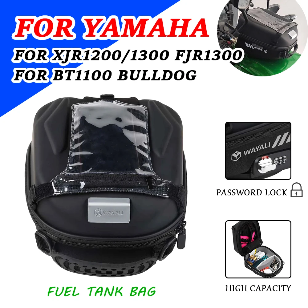 

For YAMAHA XJR1300 FJR1300 XJR1200 BT 1100 BT1100 XJR 1200 FJR 1300 Accessories Travel Bag Fuel Tank Bag Tanklock Luggage Bag