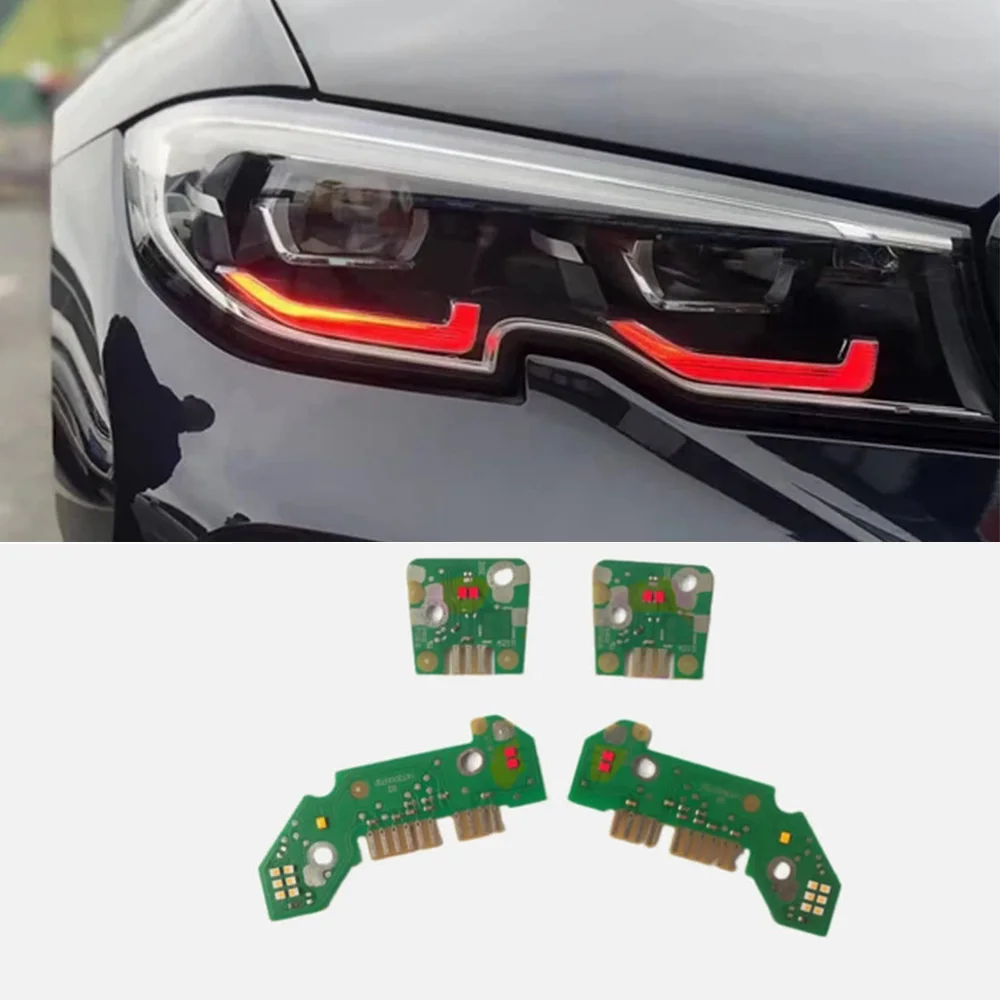 

Red Angel Eyes DRL LED Boards For BMW G20 G21 330e 320i 330i M340i 2019-2021 CSL ice Blue Yellow Daylight EURO USA Version Refit