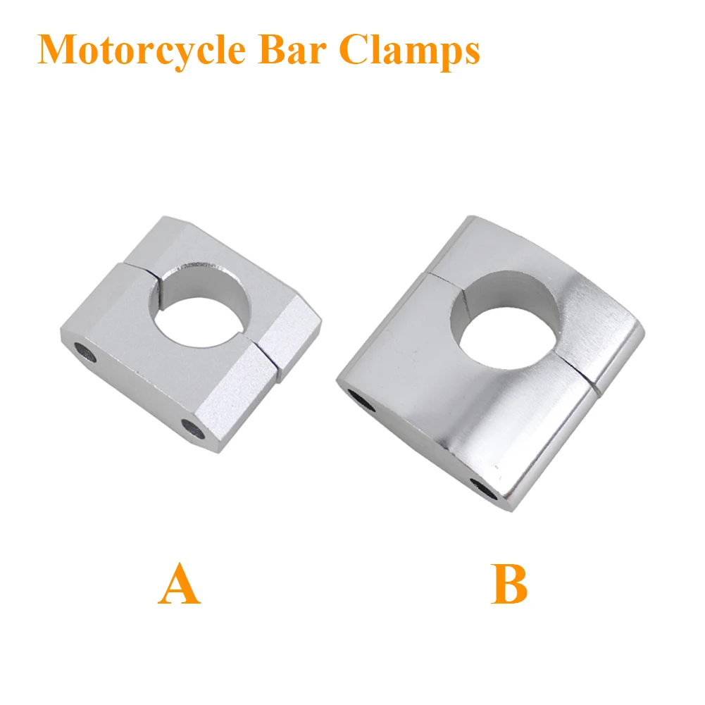 AlumInum Motorcycle Universal HandleBar Handle Fat Bar Risers Mount Clamp Adaptor 28mm For Pit Dirt Bike Racing Accessories ATV