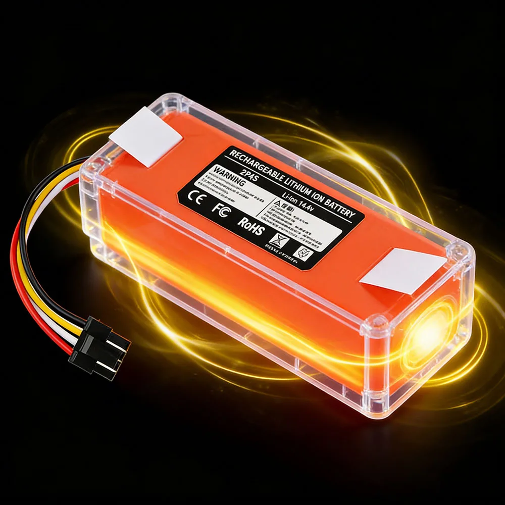 💎For XIAOMI 1S 1ST Roborock SDJQR01RR Sweeping Mopping Robot Vacuum Cleaner BRR-4S2P-5200D 5200mAh 12800mAh Replacement Battery
