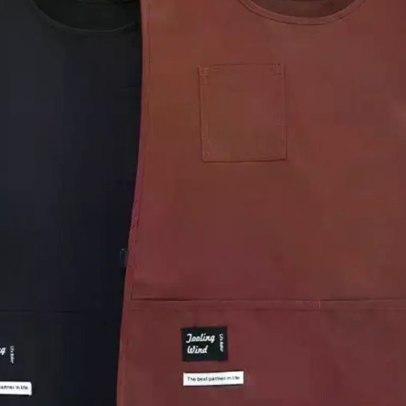 

Waterproof Stain-Resistant Apron Nylon Vest Style Breathable Sleeved Apron Anti Dirty Multipurpose Kitchen Aprons