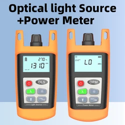 2023 New Style Komshine Optical Light Source + Opical Power Meter -70-+10dBM/-50-+26dBM OPM   KLS-25-S&KPM25 2PCS FTTH Tools