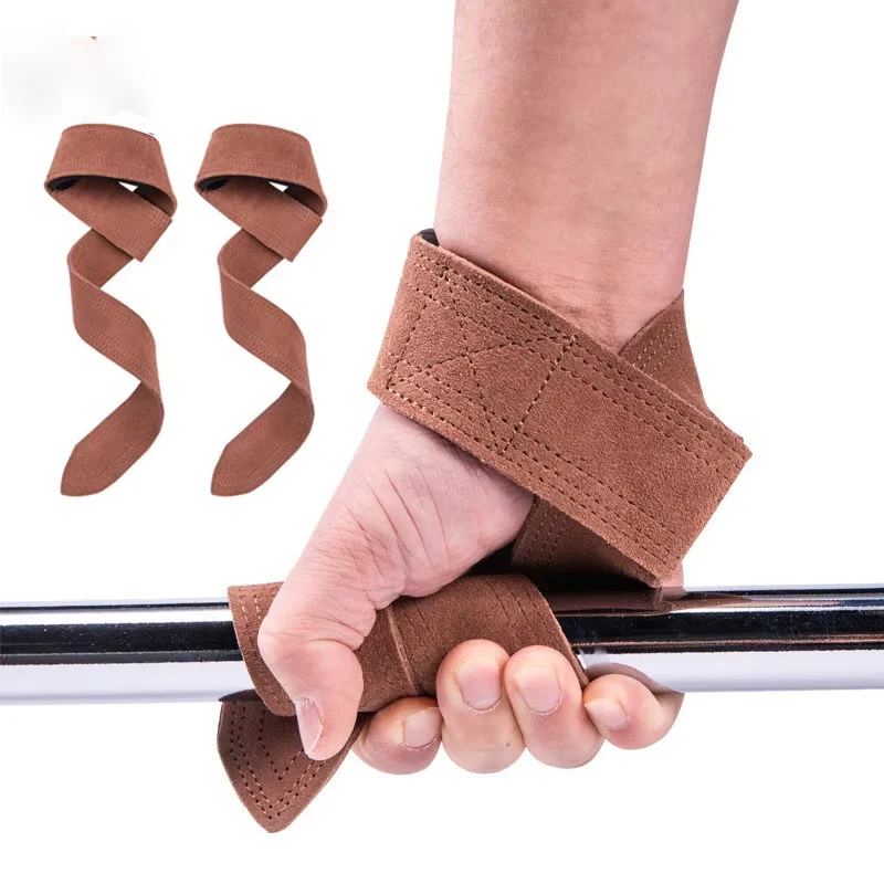 Gym Weight Lifting Wrist Straps Non‑Slip Hand Grip Support Wraps for Barbell Dumbbell Power Lifting Bodybuilding Training