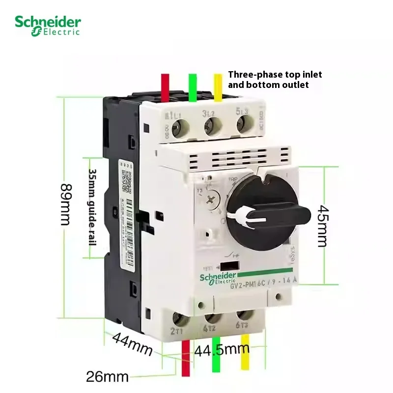Schneider Electric GV2PM01/2/3/4/5/6/7/8/10/20/21/22/32 C Motor Circuit Breakers, Protectors