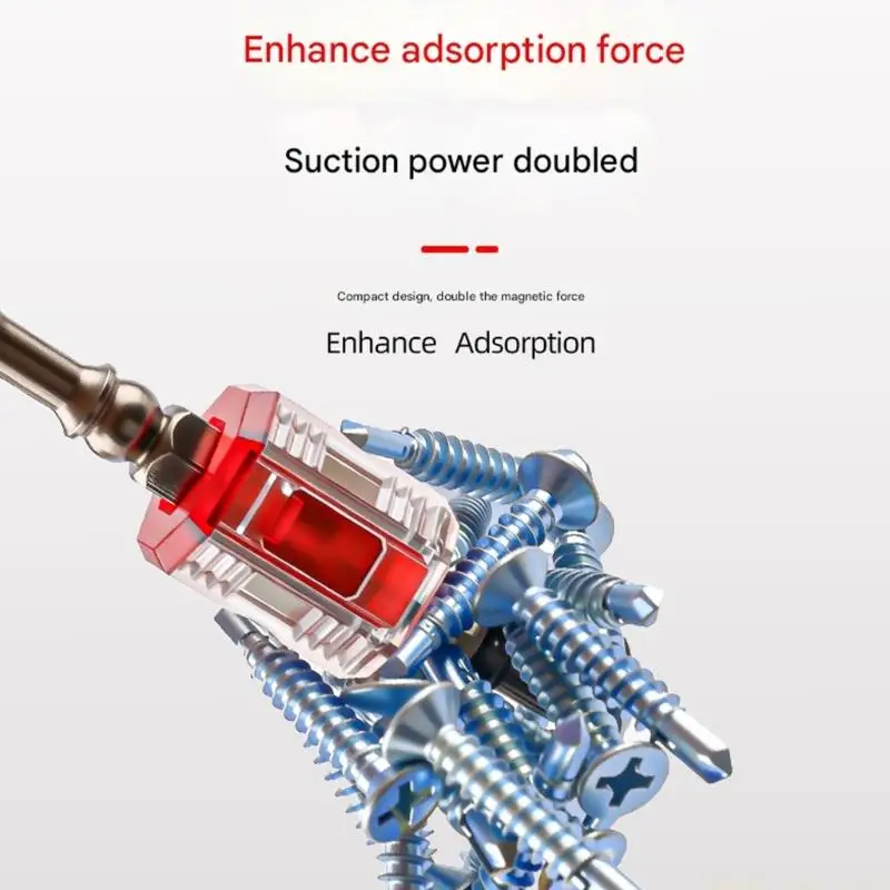 A2BE Magnetizers Sleeves Enhances Screwdriver Bit Hold Prevent Dropping Light Weight