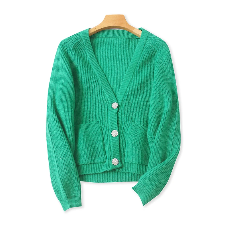 

Thi V-Ne вязаный свитер ort Sle Button Long Sve, женская модная верхняя одежда, весна-осень, новое поступление 904