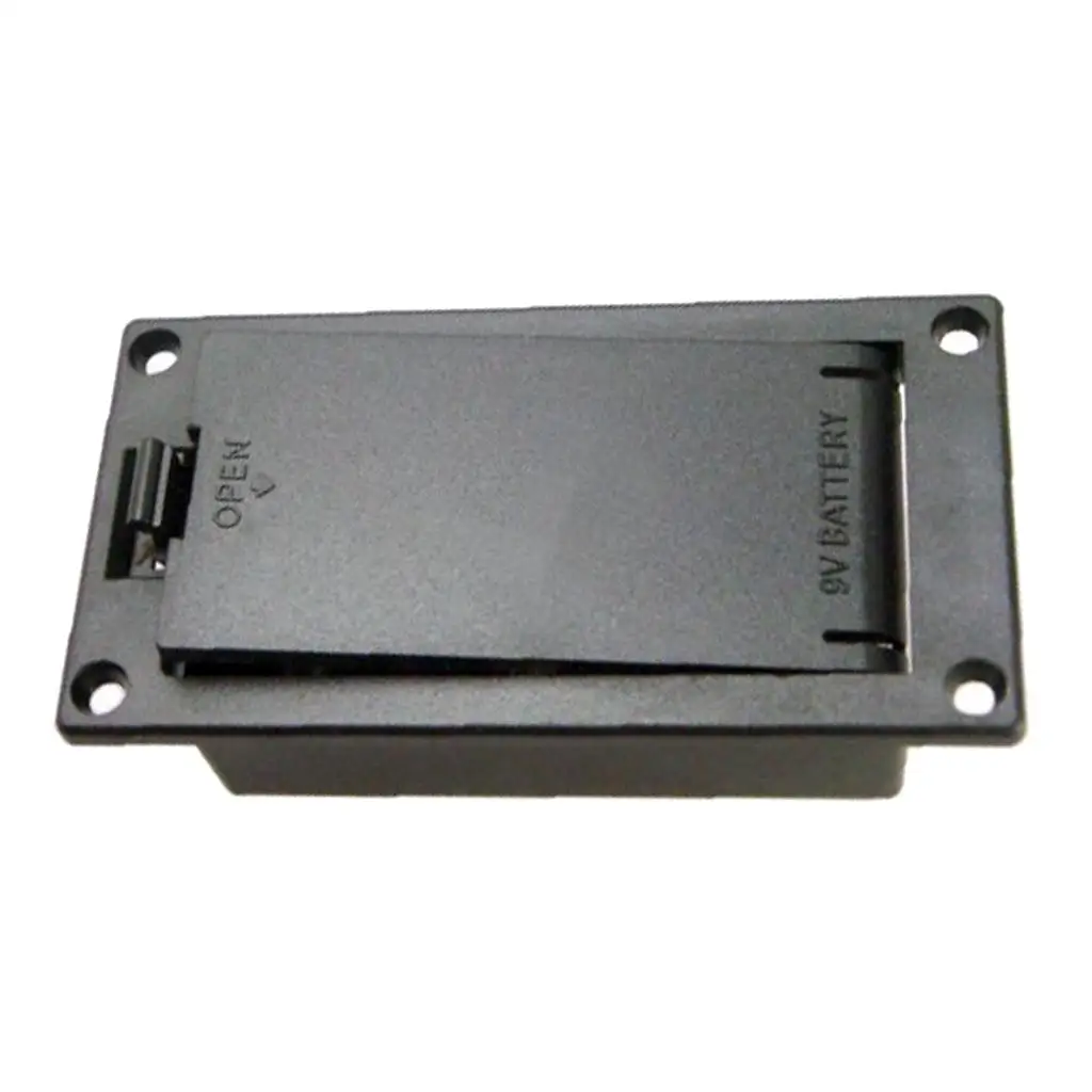 Active Pickup Battery Cover Flat Mounting Case 9V Battery Compartment Guitar Accessories for Bass Guitar Upgrade