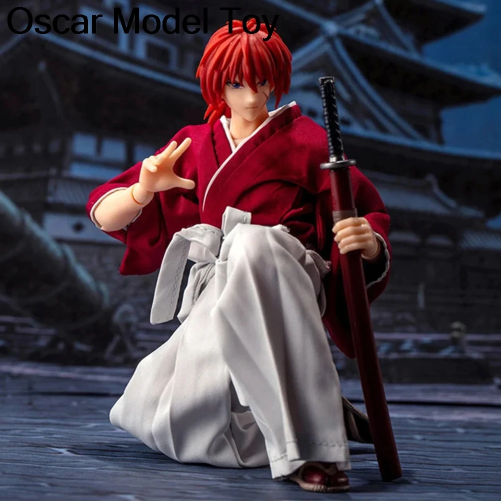 W magazynie Dasin Model Rurouni Kenshin HIMURA KENSHIN Model Kenshin/Shishio Makoto/Sagara Sanosuke Figurka akcji Anime Model Zabawka