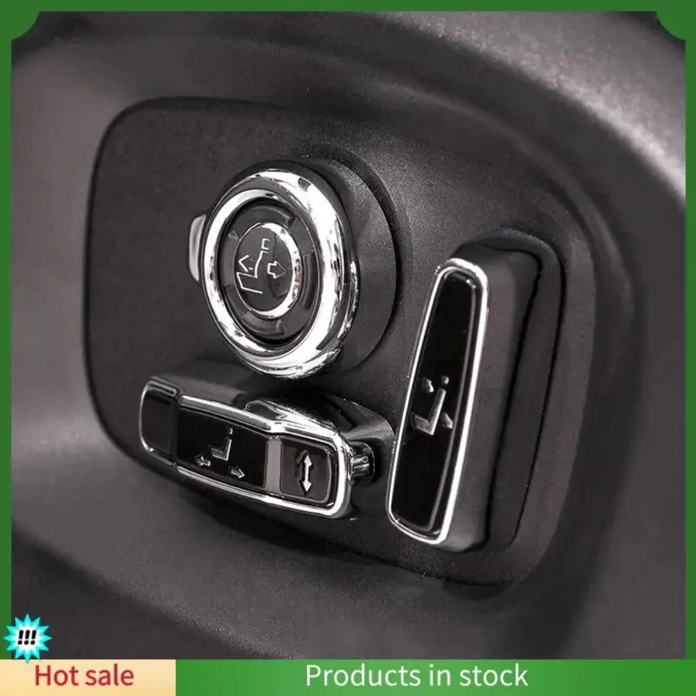 

¡Nuevo! Piezas embellecedoras cubierta botón ajuste lateral asiento coche para Land Rover Discovery 5 Range Rover